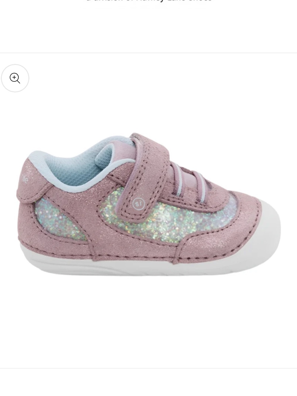 Stride Rite Infant Girls SM Jazzy Sneaker Velcro Lavender / Multi